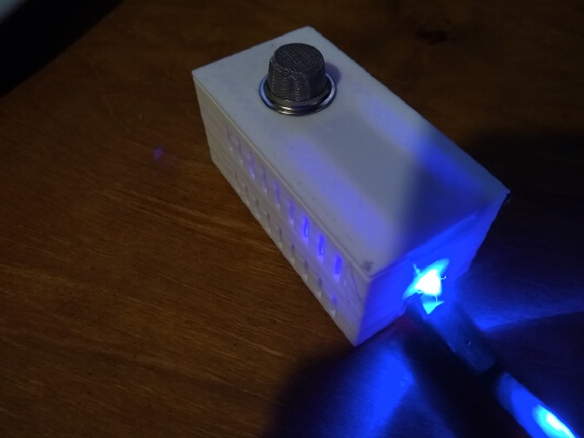 ESP 8266 wall mount radar motion & smoke sensor case | 3d print model
