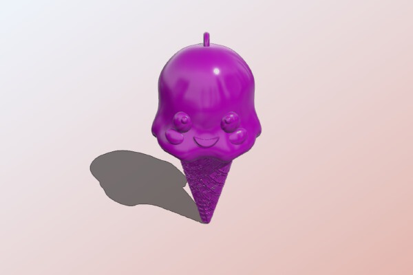 KAWAII ICE CREAM | 3d print model