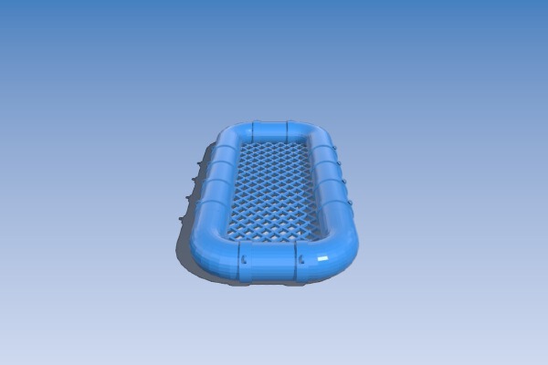 PT Boat Life Raft | 3d print model