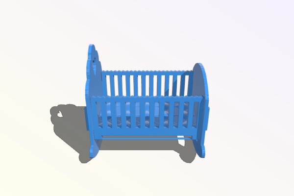 Cradle crib | 3d print model