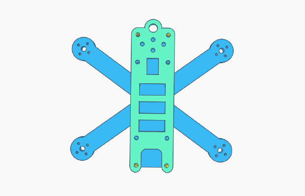 TTGT 120mm BETA V4 - 2.5" Freestyle Frame | 3d print model