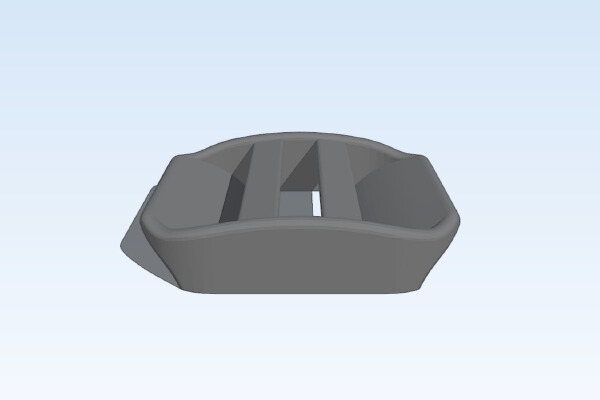 25 mm Strap Buckle Adjuster Thingy, Double Sided | 3d print model