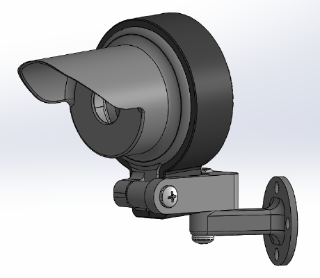 YI Camera Outdoor Mount Case | 3d print model