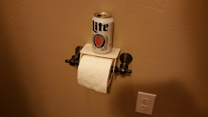 Beer Buddy - Toilet Paper Shelf! | 3d print model
