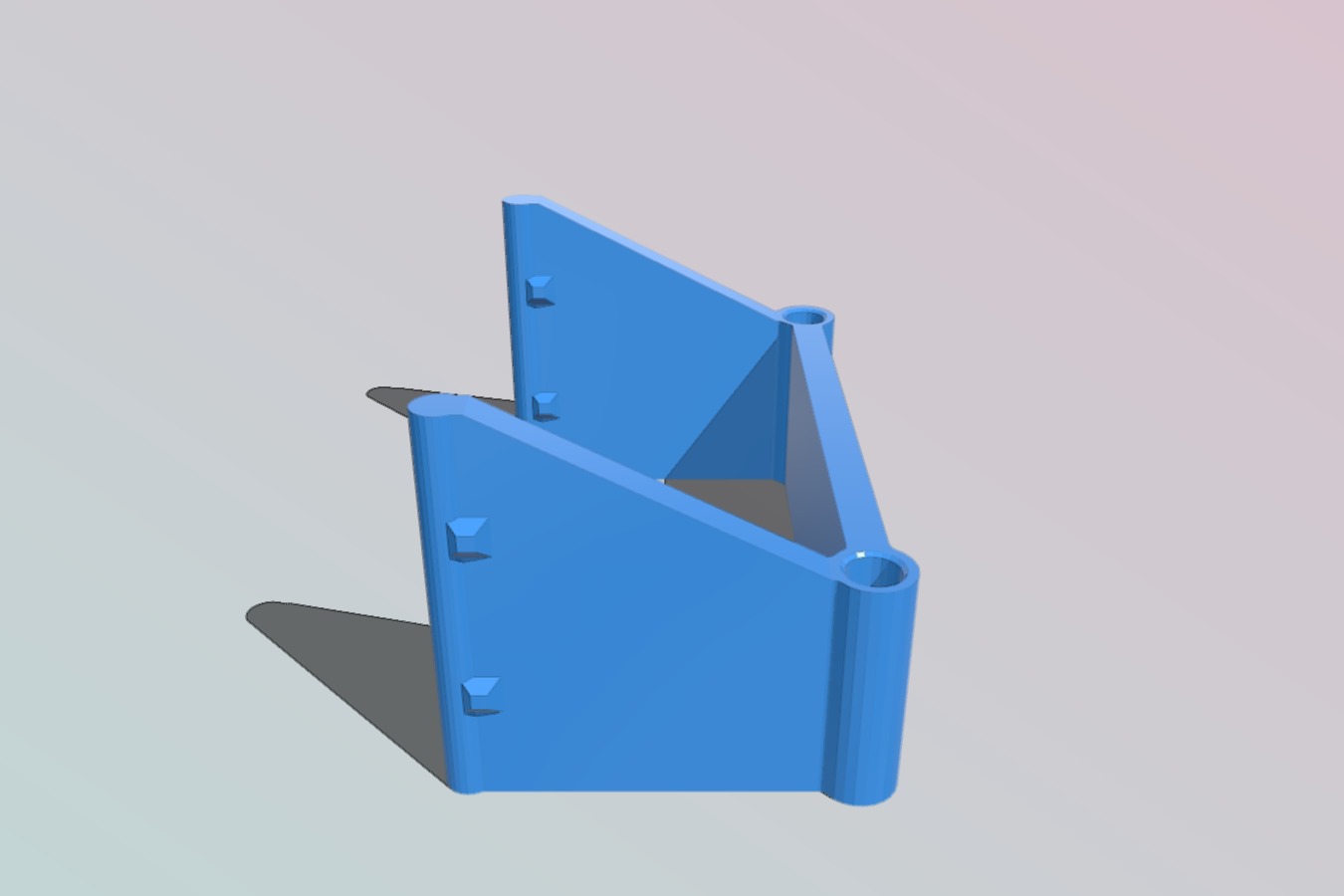 2016 FlashForge Creator Pro Filament Alignment Bracket