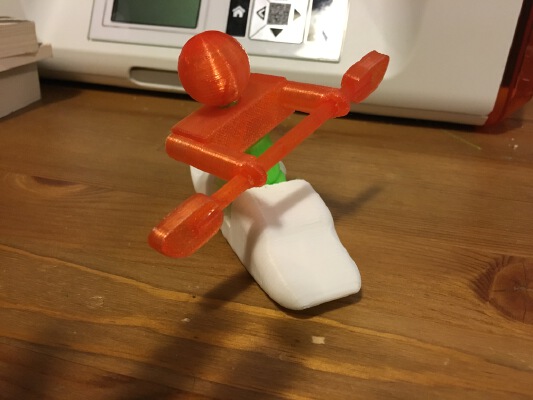 Whitewater Kayaker Model | 3d print model