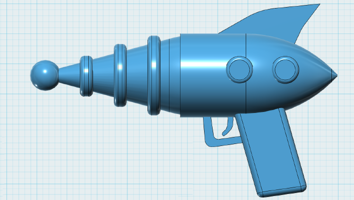 Leela's Laser Gun Blaster Futurama | 3d print model