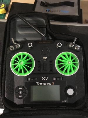 Taranis QX7 gimbal protectors | 3d print model