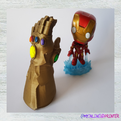 Infinity Gauntlet Easy Print | 3d print model