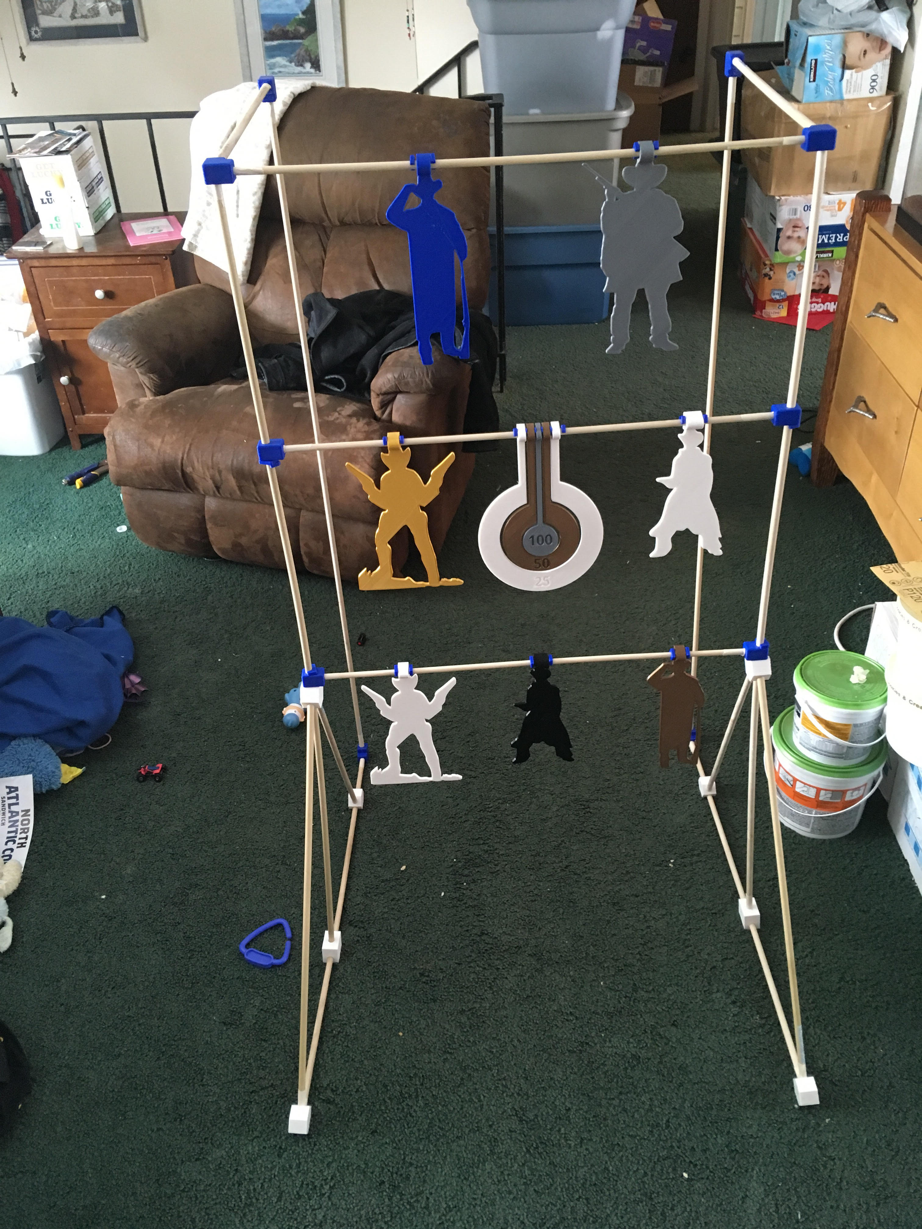 Cowboy Nerf Target Gallery
