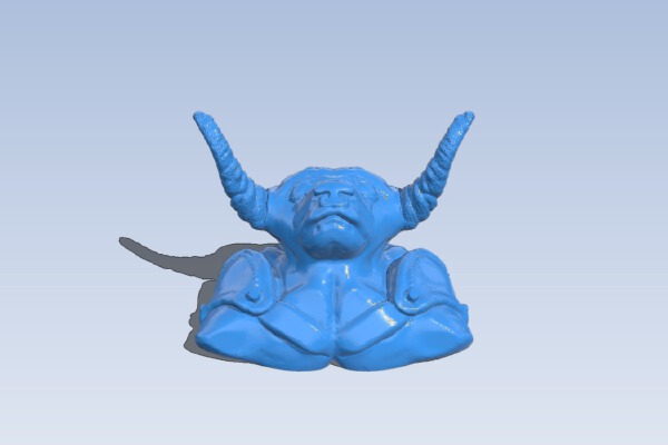 Cow’s head Minotaur bust | 3d print model