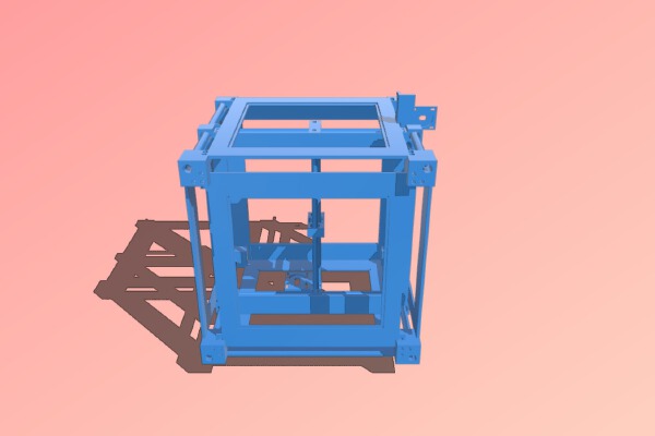 QU-BD RPM Complete Structure | 3d print model
