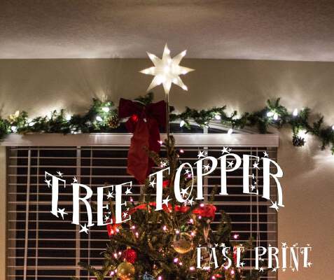 Christmas Tree Star Topper Fast Print | 3d print model