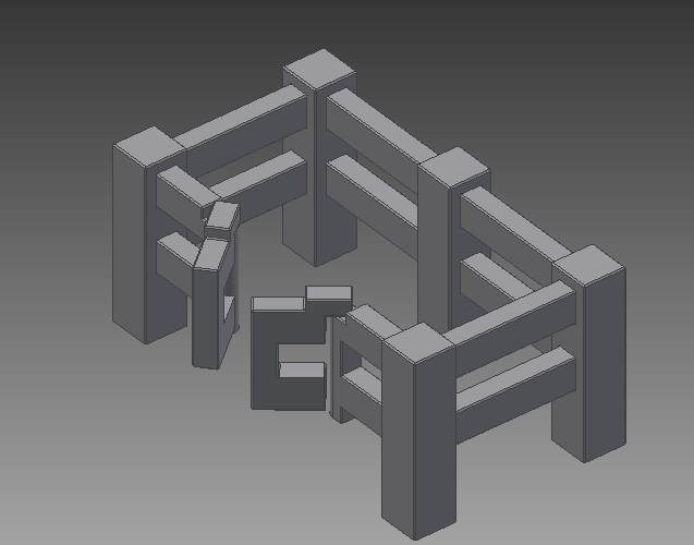 Minecraft Fence Build kit