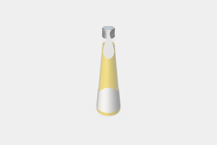 Clear Water Bottle Mockup