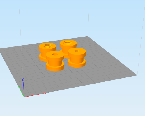 Bowden Adapter_Coupler - 4 Sizes | 3d print model