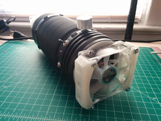 Flexible Exhaust Fan with Helping Hands | 3d print model