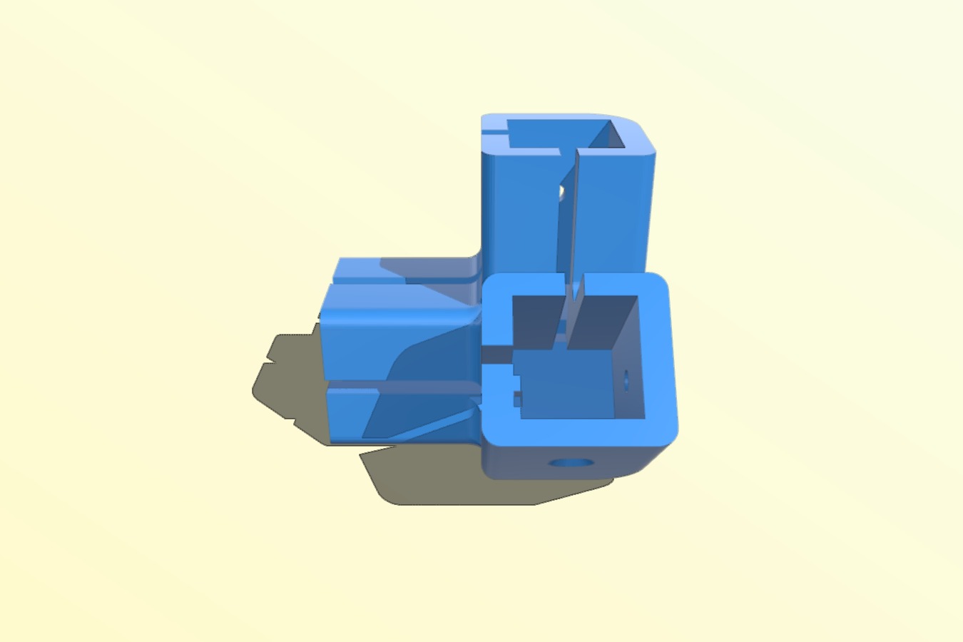 Connector 3D 45° D