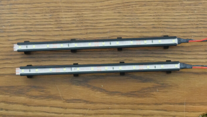 3D Printer lighting mount for 8mm rods (Monoprice Maker Select Z-axis brace rods) | 3d print model
