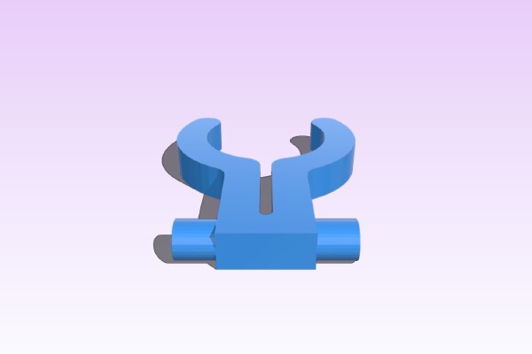 Stand for Mini LED Flashlight with Gimbal Clamp | 3d print model