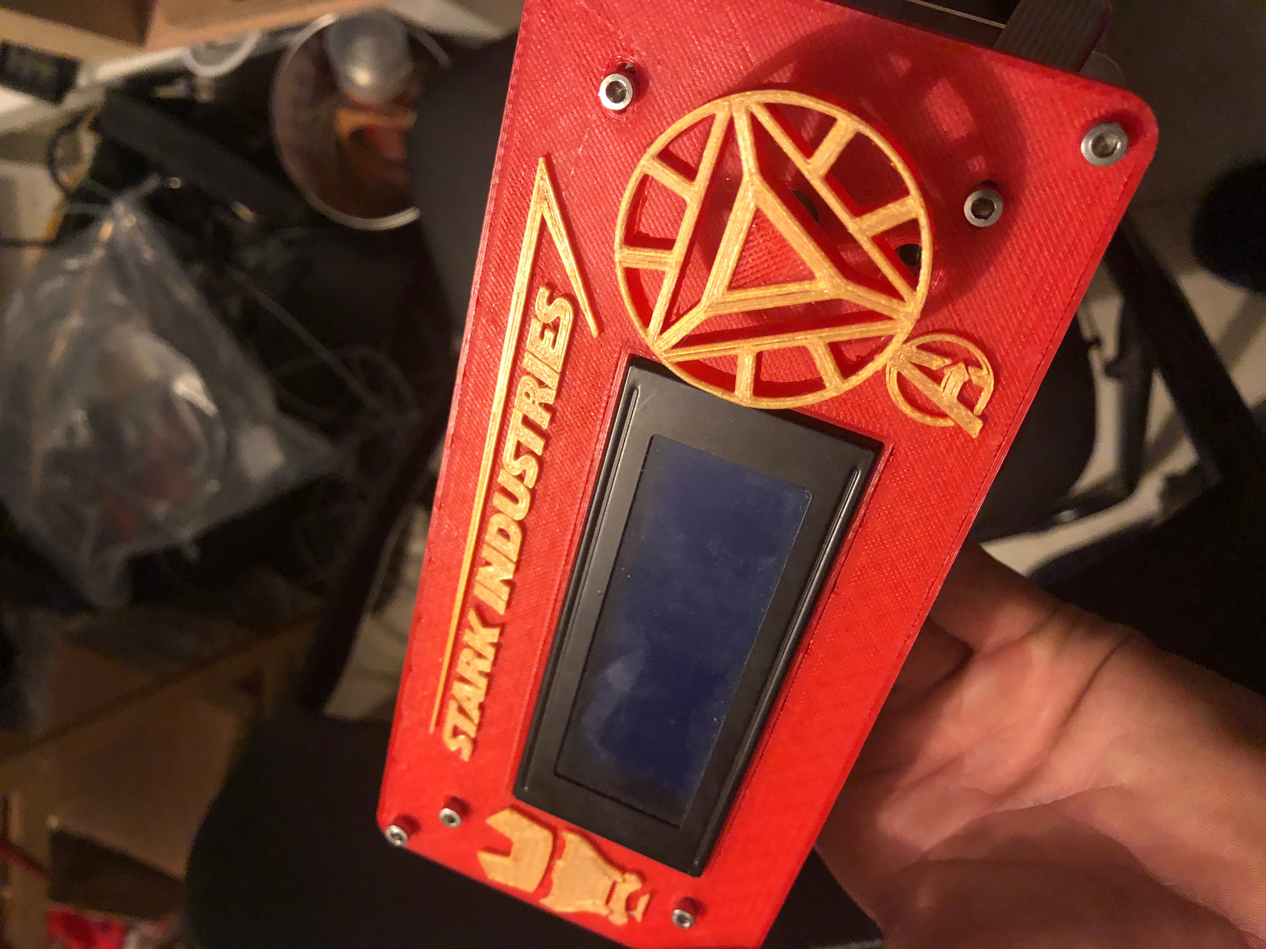 LCD plate Iron-man