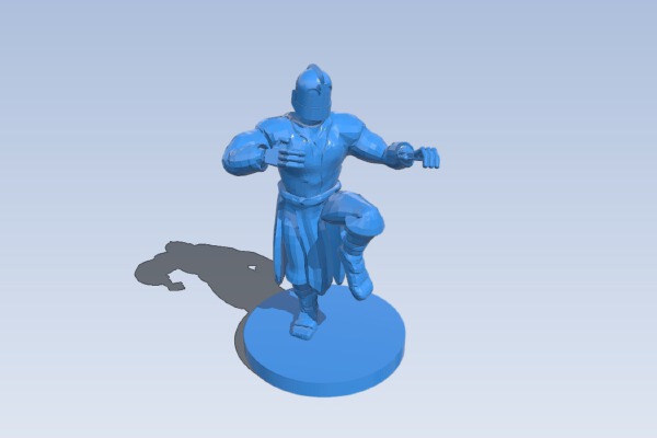 Iron Giant Warforged Monk | 3d print model