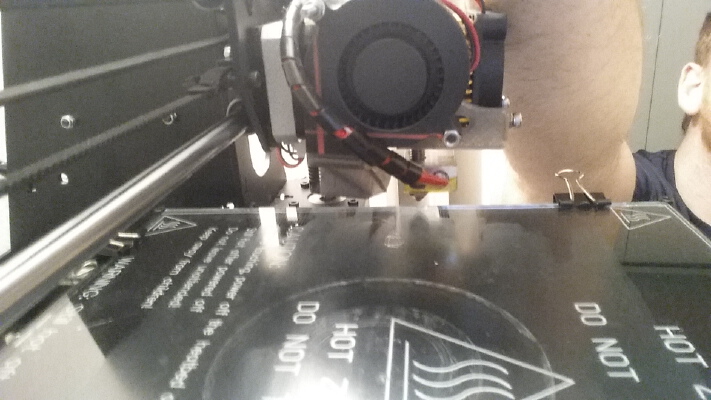 Makerbot i3Pro print cooling fan.  Geeetech MK8 extruder, blower fan setup. | 3d print model