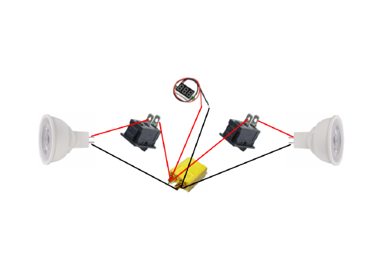 Wall-e LED Utility Light | 3d print model