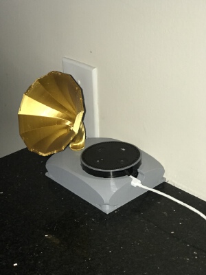 echo dot phonograph | 3d print model