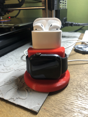 Apple Watch and AirPods or iPhone dock | 3d print model