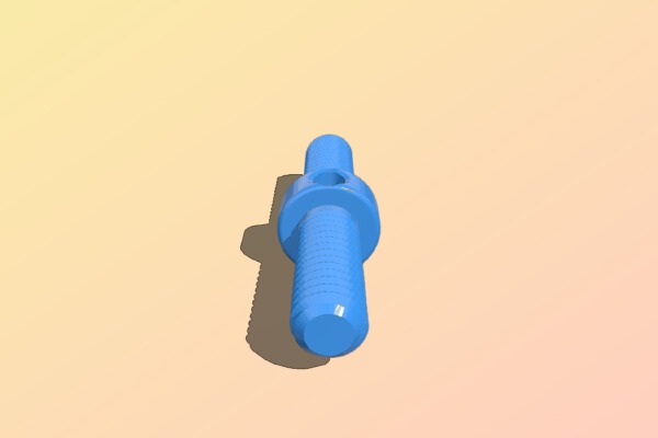 3mm x 18mm Turnbuckle | 3d print model