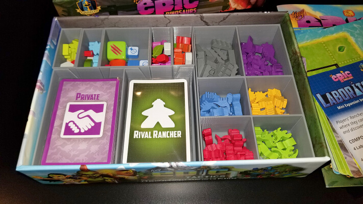 Tiny Epic Dinosaurs Insert | 3d print model