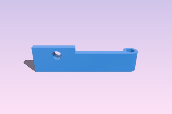 Toyota Sienna Fuel Door Hinge | 3d print model