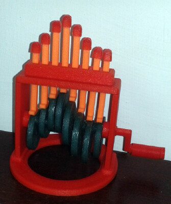 Sine Wave Crank Toy PROPER | 3d print model