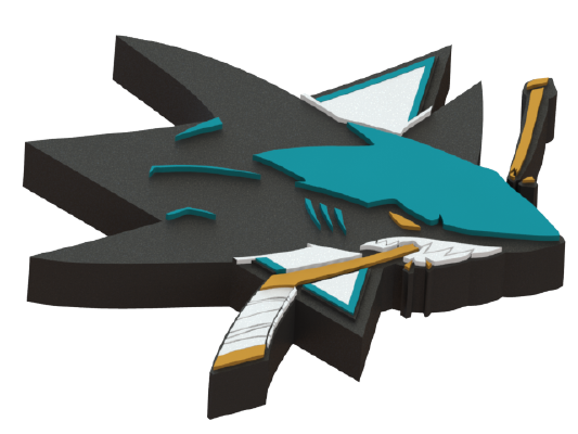 NHL teams logotypes | 3d print model