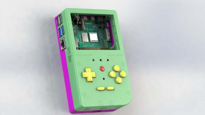 Pi4 Super Retropiepod | 3d print model