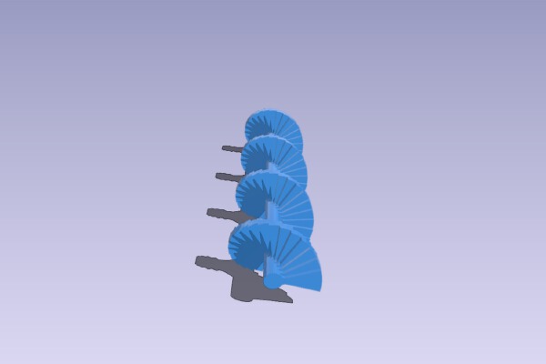 spiral stair case | 3d print model