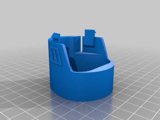 Parkside 12V lipo battery adapter | 3d print model