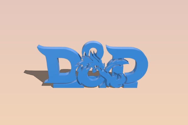 D&D Bookend | 3d print model