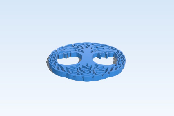 Celtic Tree Of Life Pendant | 3d print model