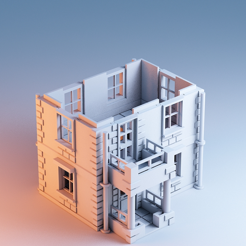 Printable Town House 1