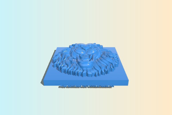 Lion head | 3d print model