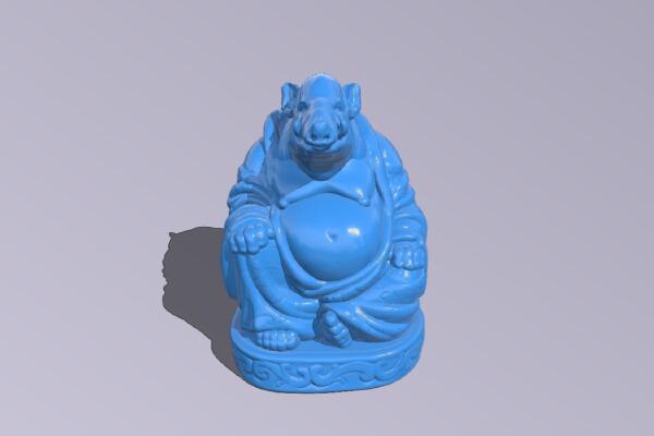 Wild Boar Buddha (Animal Collection) | 3d print model