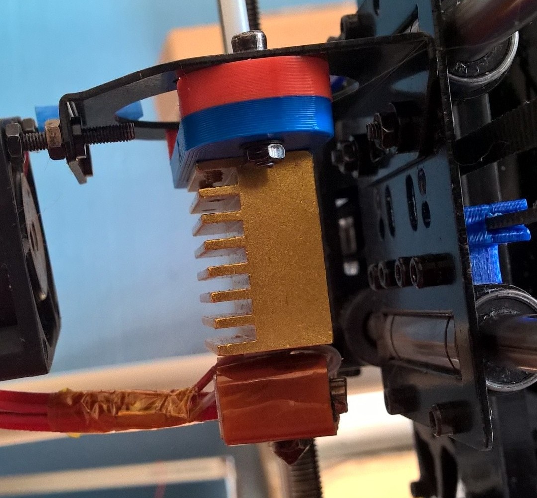  Mounting Plate for 2 to 1 Mixing Extruder for Geeetech Prusa I3