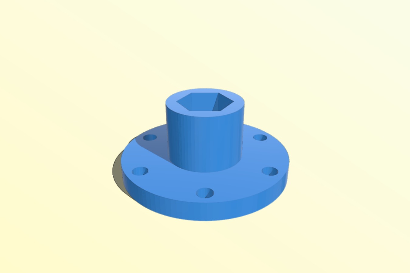 0.5 inch Hexagonal Hub