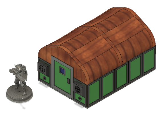Quonset Tent | 3d print model