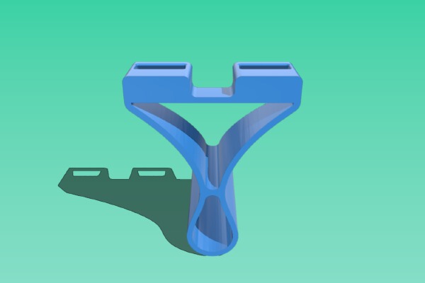 Ribbon Phone Stand | 3d print model