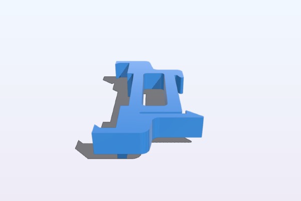 DIN rail mount SSR 25 DA | 3d print model