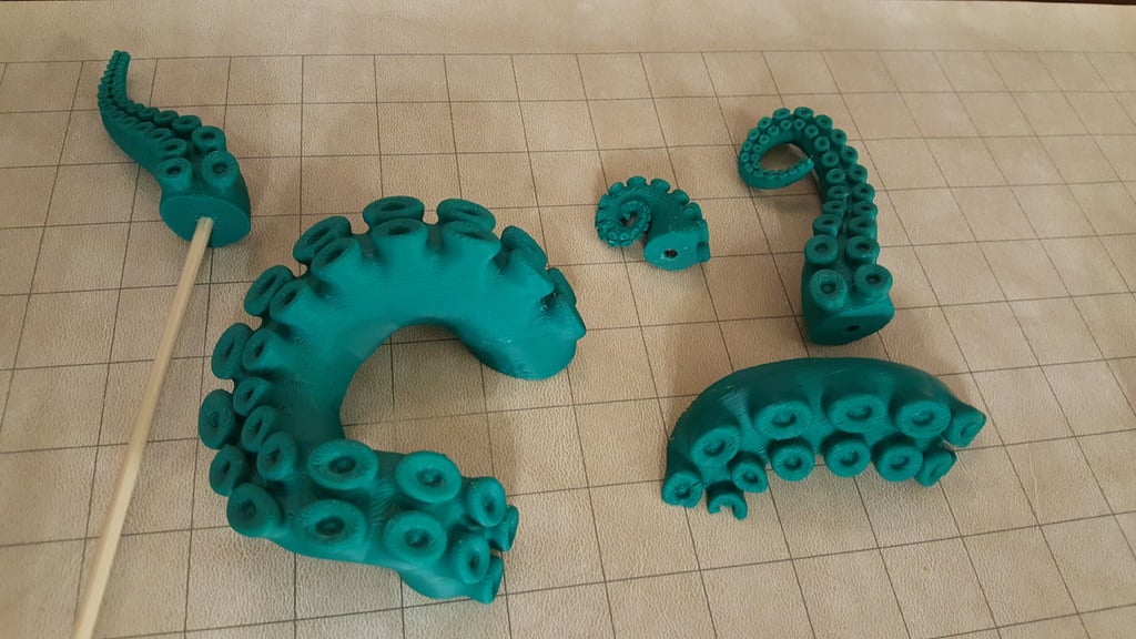 Octopus tentacle cake toppers