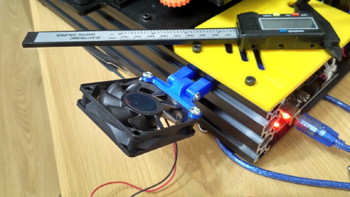 V-slot fan holder (60,80mm) | 3d print model